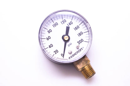 Ashcroft GA0250200 200 PSI Air Compressor Gauge NOS