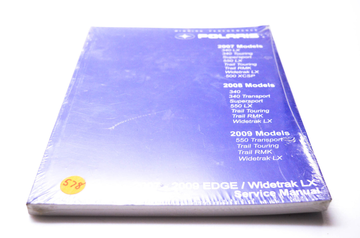 New OEM Polaris 9921980 2007-2009 Edge Widetrak LX Service Manual NOS