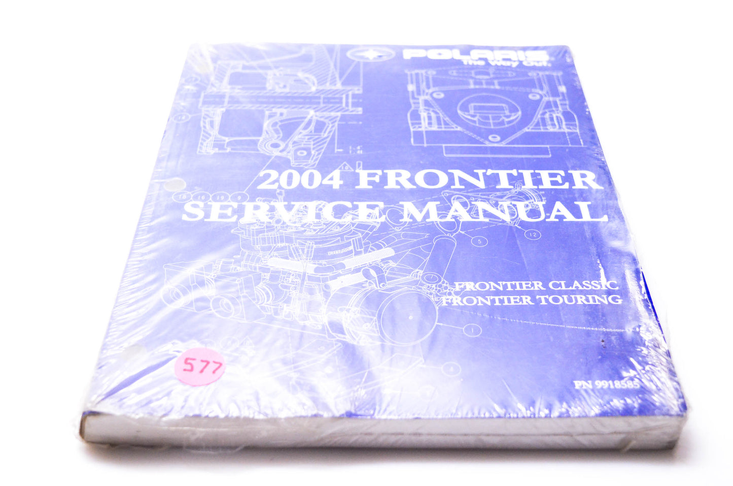 New OEM Polaris 9918585 2004 Frontier Service Manual NOS