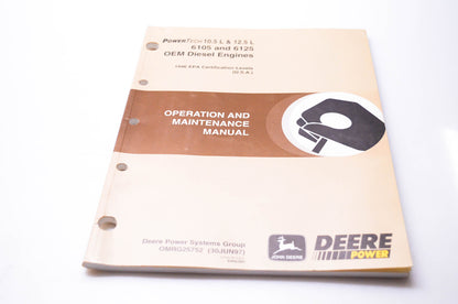 OEM John Deere OMRG25752 Operation & Maintenance Manual