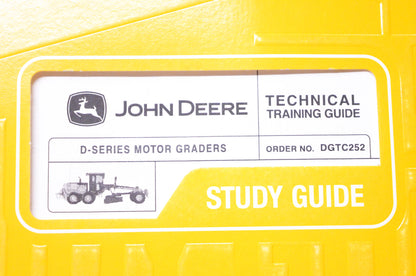 New OEM John Deere DGTC252 Technical Training Guide D-Series Motor Graders NOS