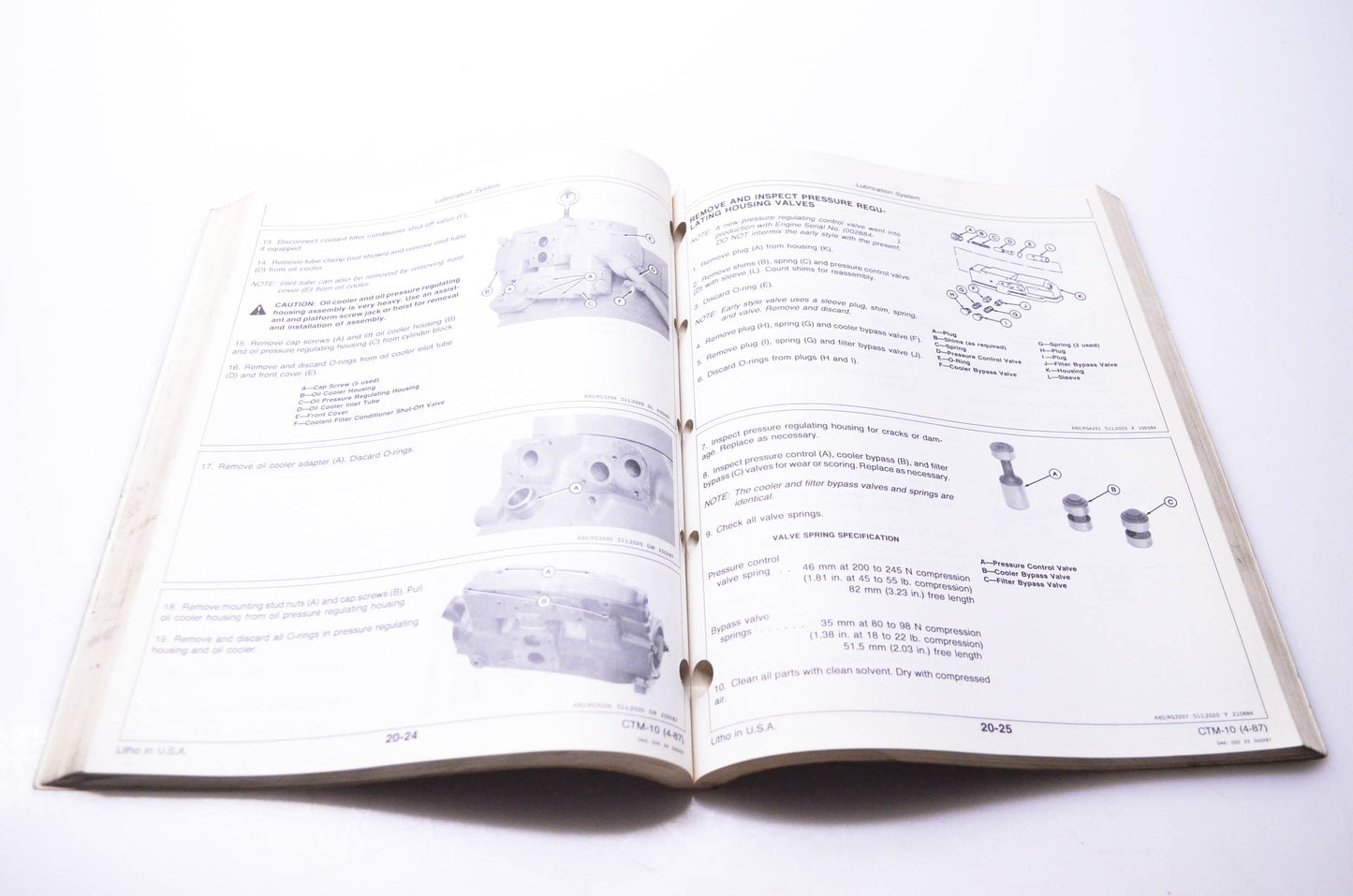 OEM John Deere CTM-10 8955 Engines Component Technical Manual