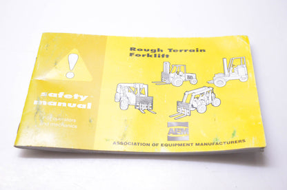 AEM RT85-2 Rough Terrain Forklift Safety Manual