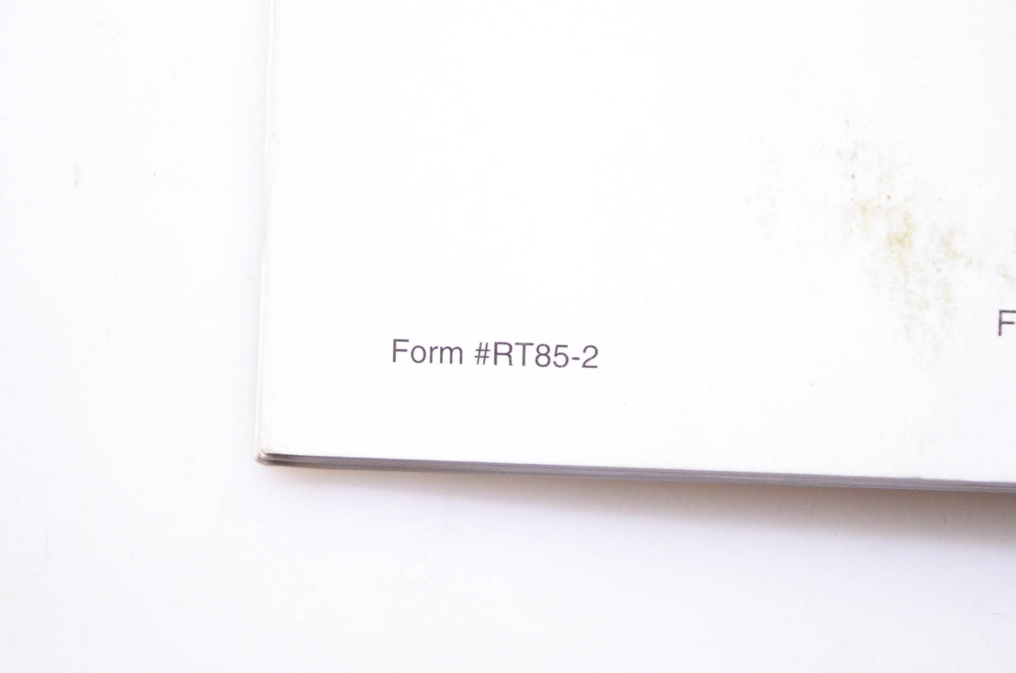 AEM RT85-2 Rough Terrain Forklift Safety Manual