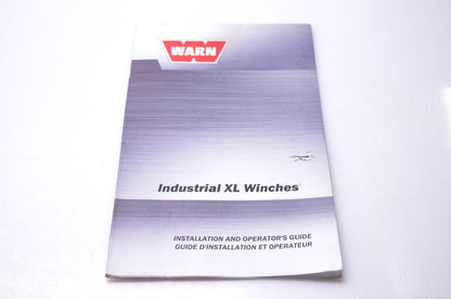 Warn 75282D0 Industrial XL Winches Operator's Guide NOS