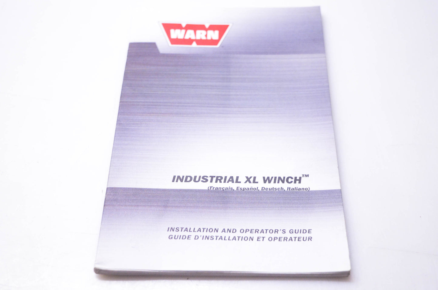 Warn 77276D0 Industrial XL Winch French Spanish German Italian Operator's Guide NOS