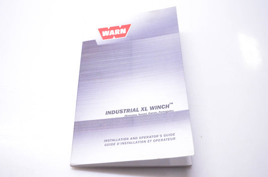 Warn 77277D0 Industrial XL Winch Swedish Finnish Danish Portuguese Operator's Guide NOS