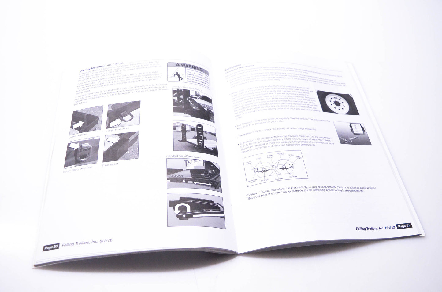 Felling Trailers OM-101 Owner's Manual