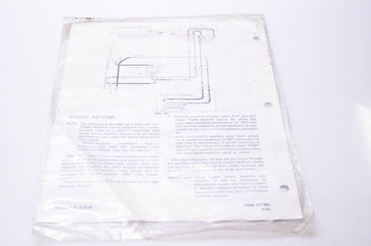 Massey Ferguson 1449 477M2 Installation Instructions Auxiliary Control Valve & Couplers NOS