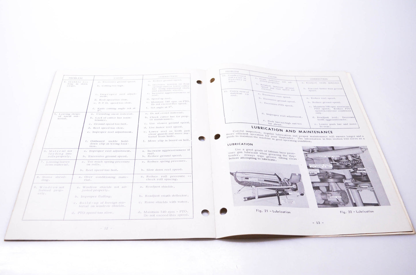 Massey Ferguson Operator's Manual Haytender NOS