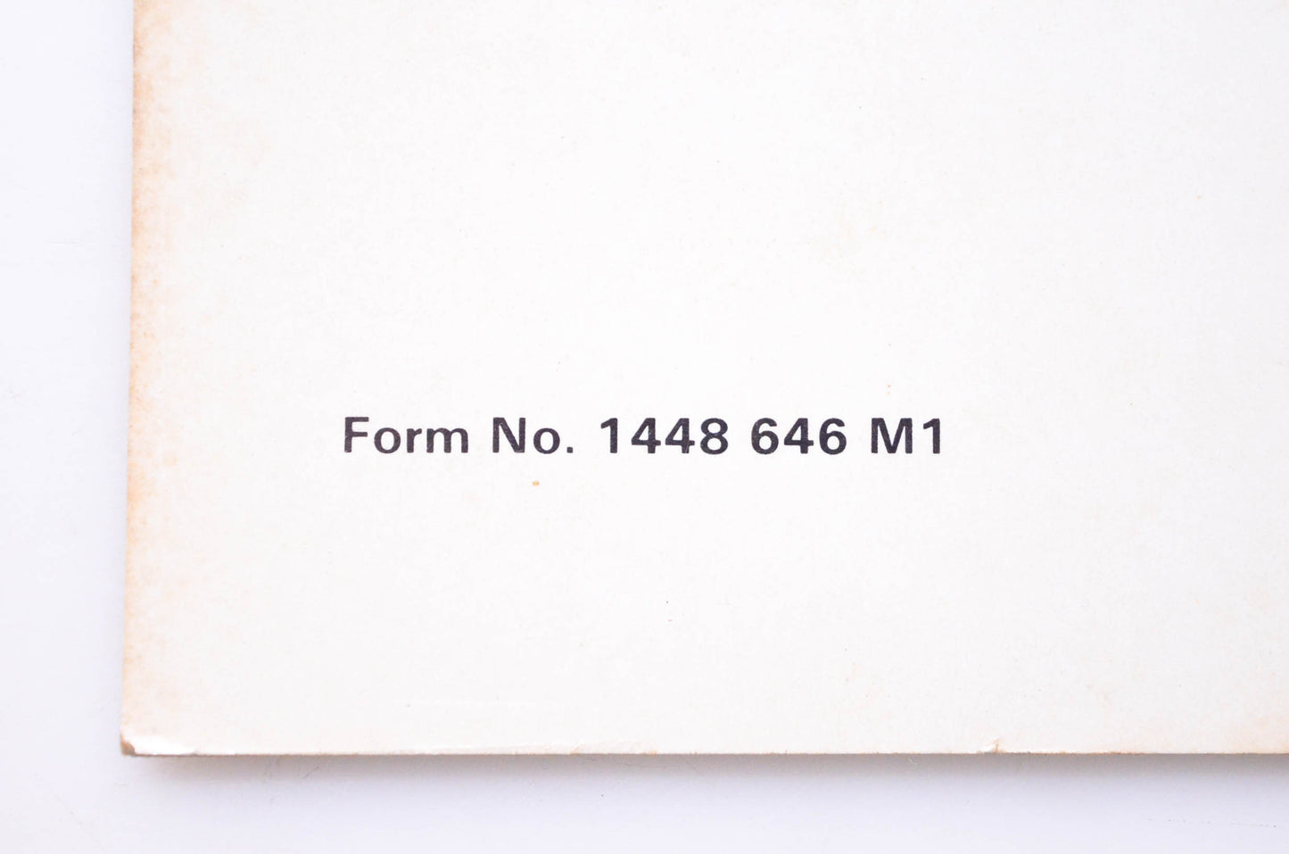 Massey Ferguson 1448 646 M1 Service Information Manual MF 2000 Series Tractors NOS