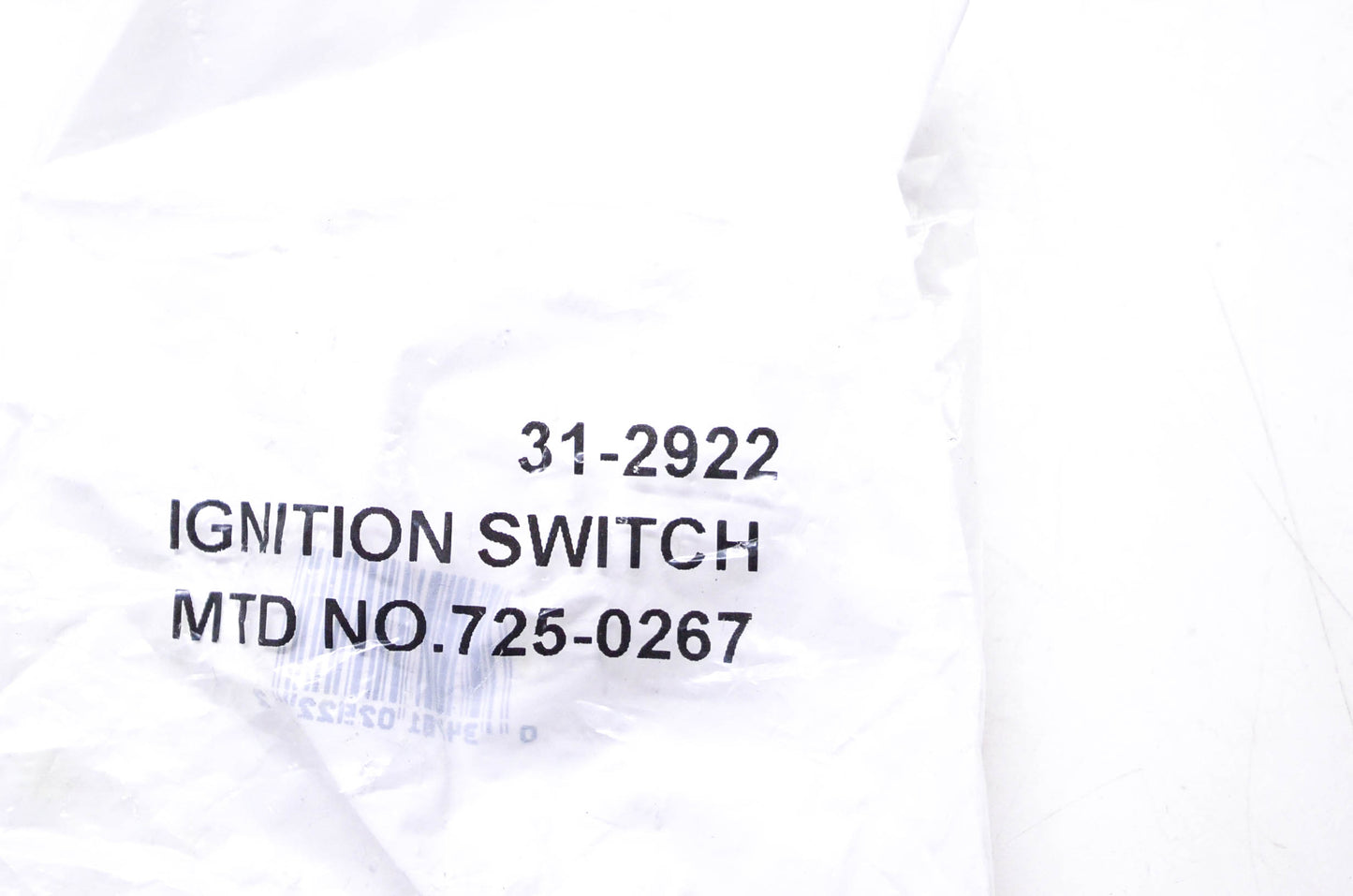 Rotary 31-2922, 725-0267 Ignition Switch Kit NOS