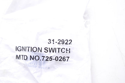Rotary 31-2922, 725-0267 Ignition Switch Kit NOS