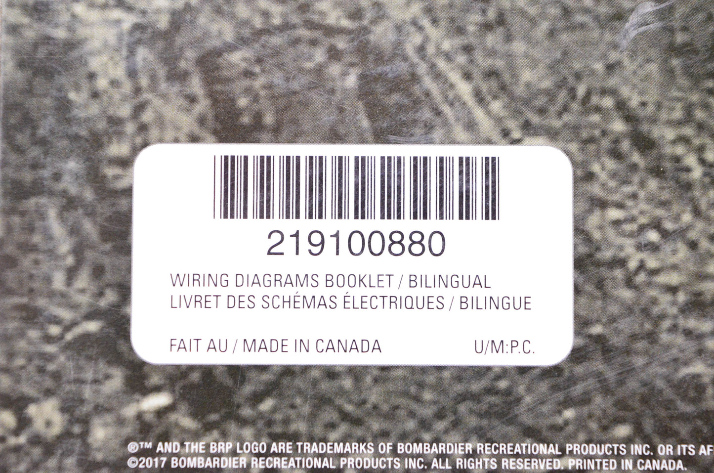 Aftermarket 219100880 Can-Am 2018 Side-by-Side Vehicles Wiring Diagrams Booklet NOS
