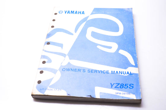 OEM Yamaha LIT-11626-17-21 Owner's Service Manual YZ85S