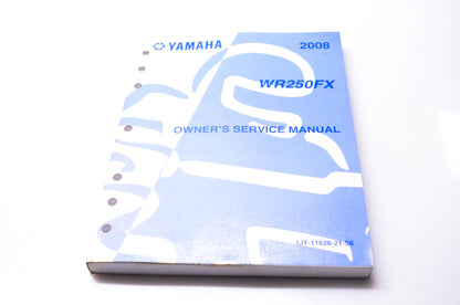 OEM Yamaha LIT-11626-21-56 Owner's Service Manual WR250FX