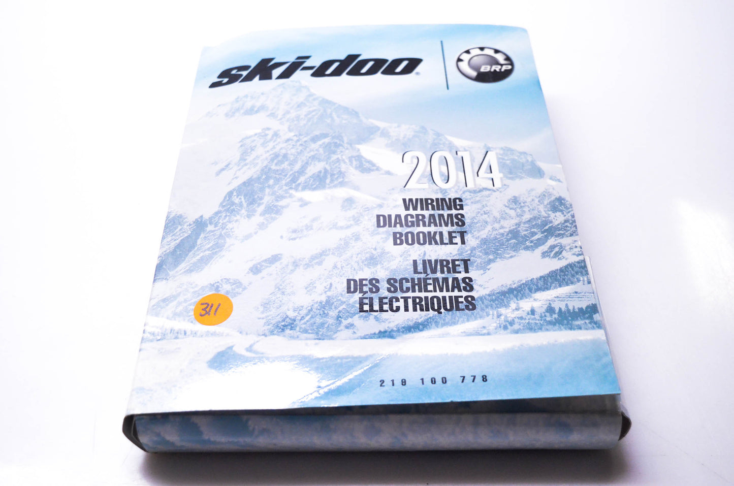 OEM Ski-Doo 219100778 2014 Wiring Diagrams Booklet
