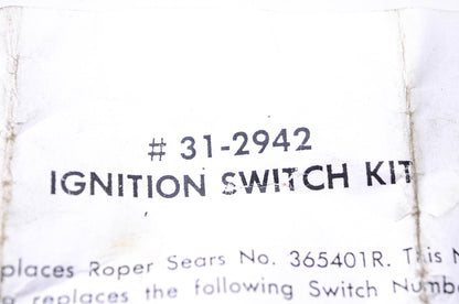 Rotary 31-2942 Ignition Switch Kit NOS