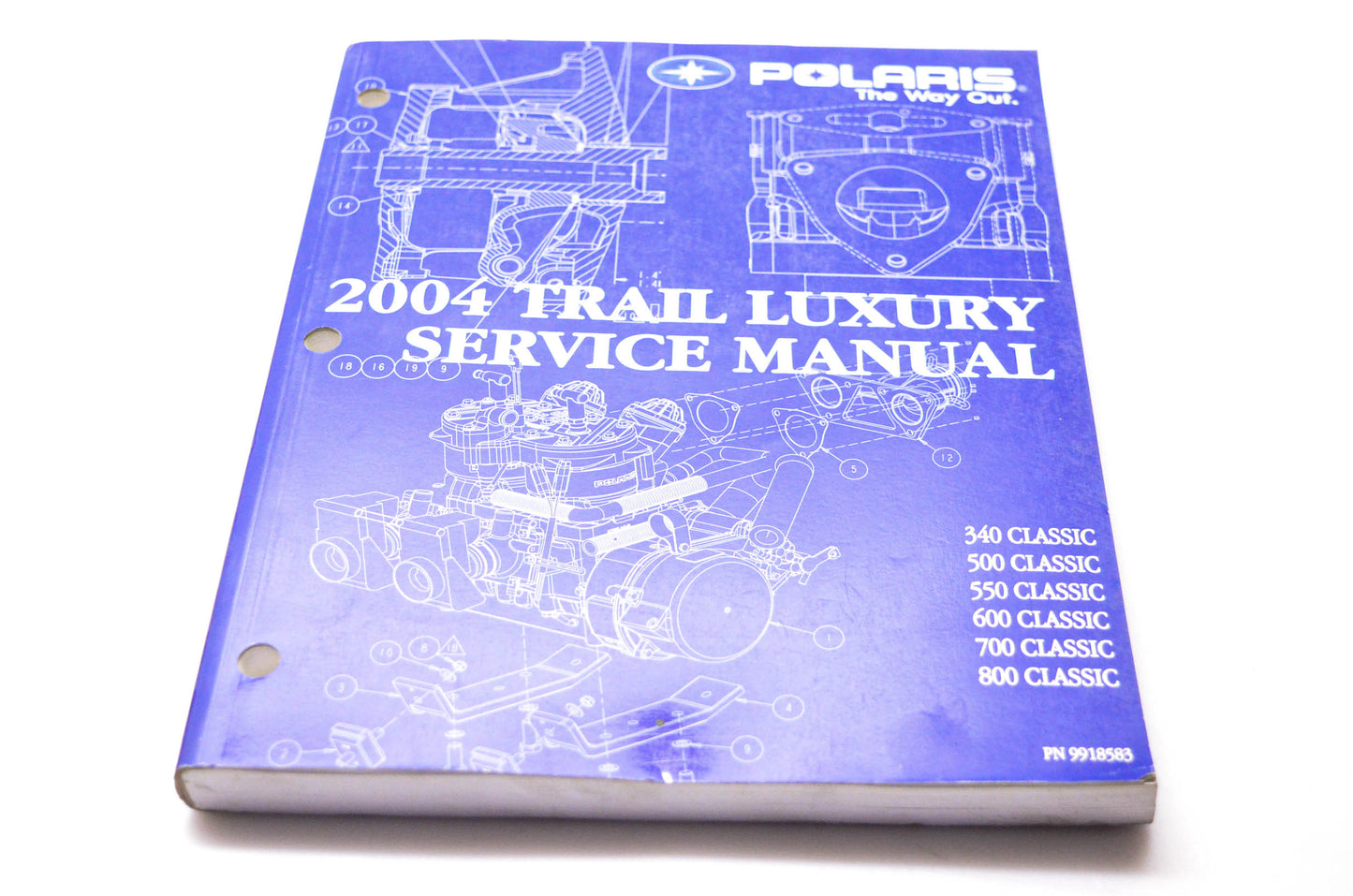OEM Polaris 9918583 2004 Trail Luxury Service Manual