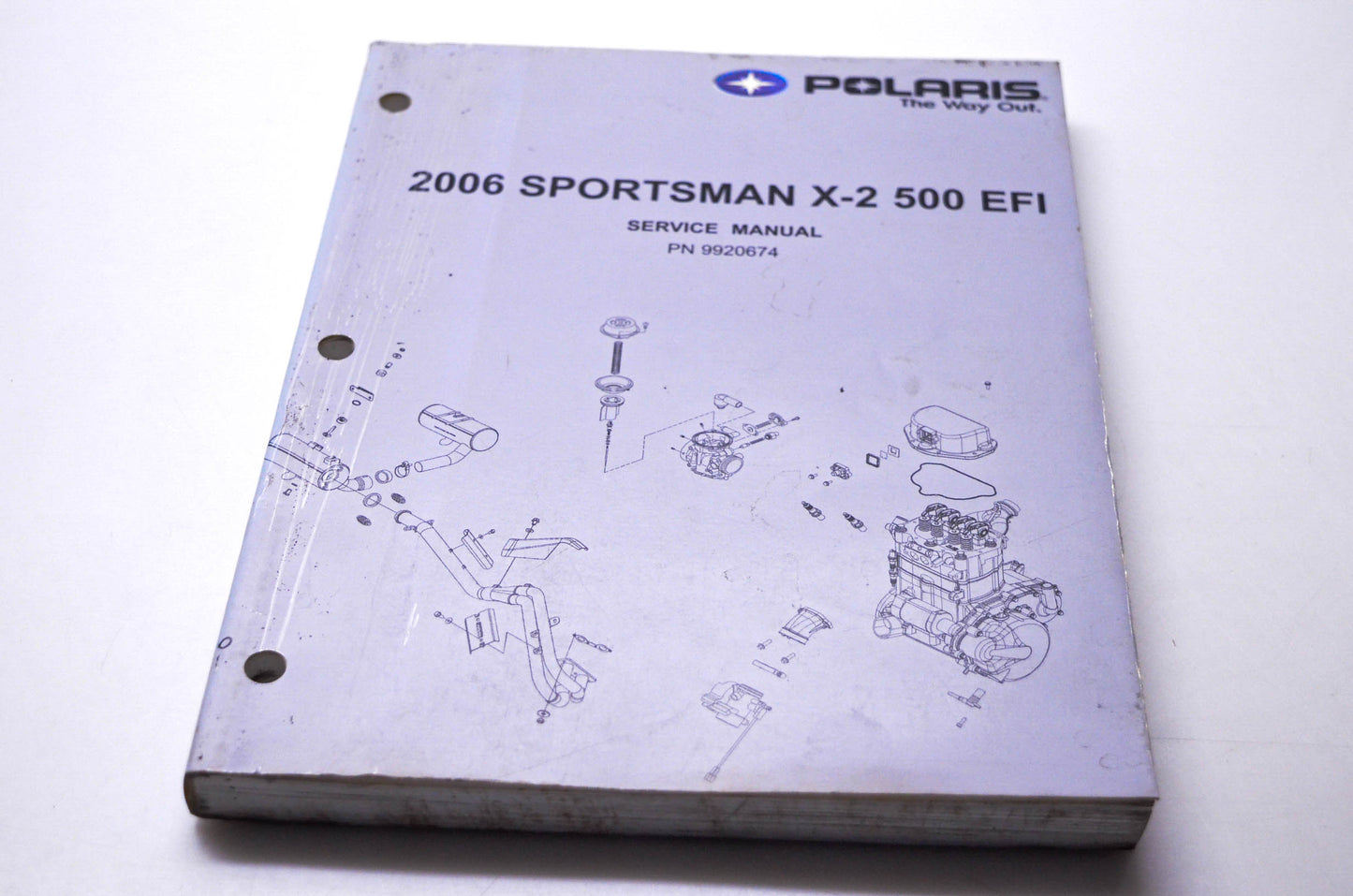 OEM Polaris 9920674 2006 Sportsman X-2 500 EFI Service Manual