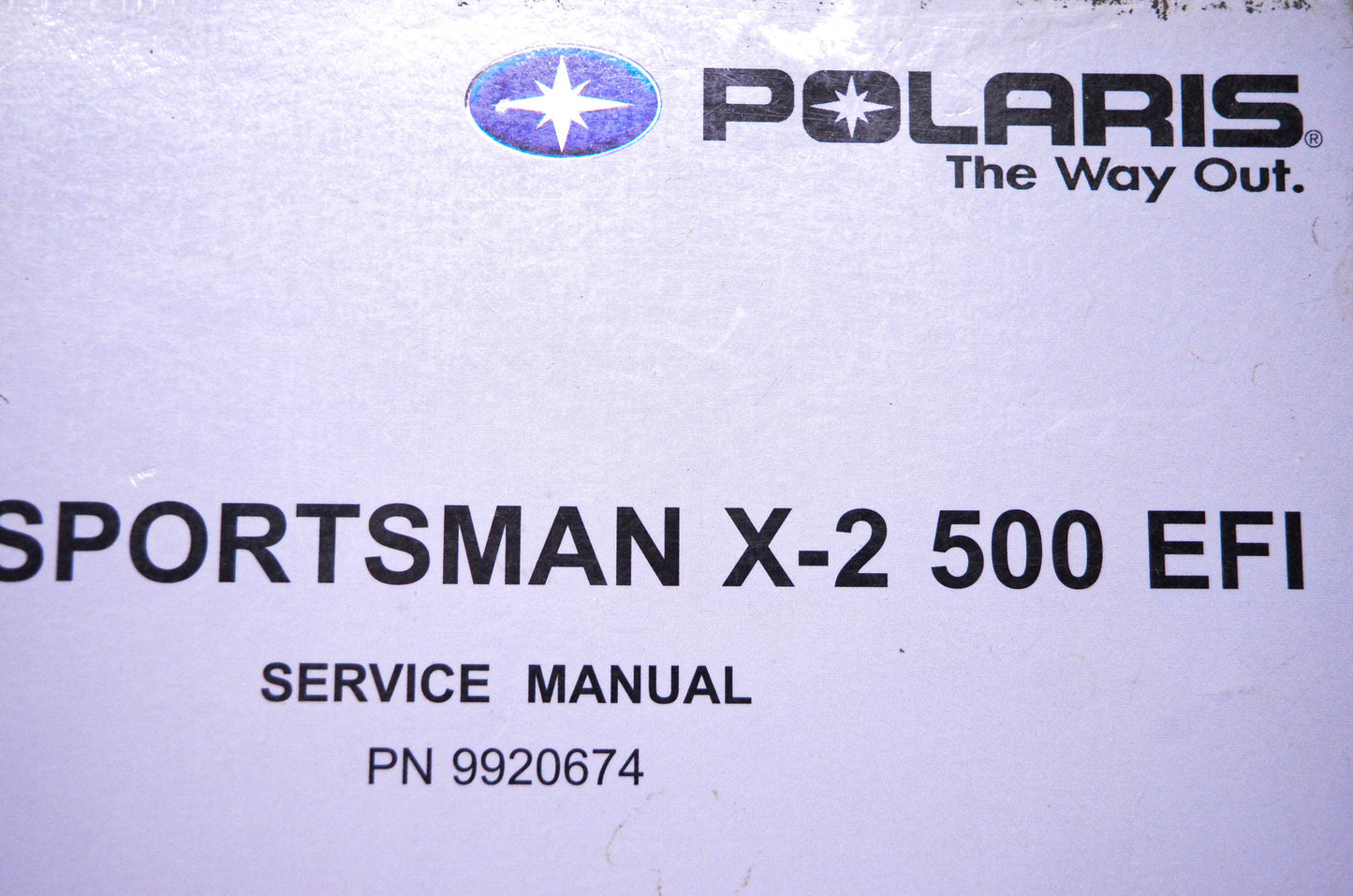 OEM Polaris 9920674 2006 Sportsman X-2 500 EFI Service Manual