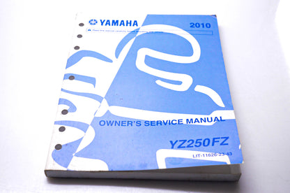 OEM Yamaha LIT-11626-23-43 2010 Owner's Service Manual YZ250FZ