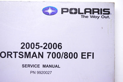 OEM Polaris 9920027 2005-2006 Sportsman 700/800 EFI Service Manual