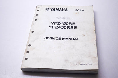 OEM Yamaha LIT-11616-27-31 2014 YFZ450RE YFZ450RSE Service Manual