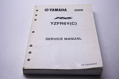 OEM Yamaha LIT-11616-22-51 2009 YZFR6Y(C) Service Manual