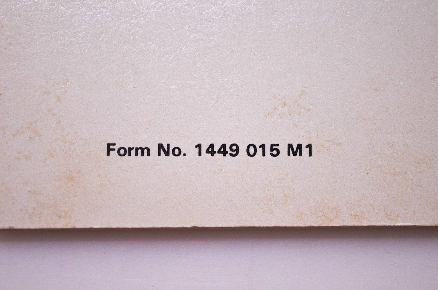 Massey Ferguson 1449 015 M1 Operator's Manual MF 230 Tractor