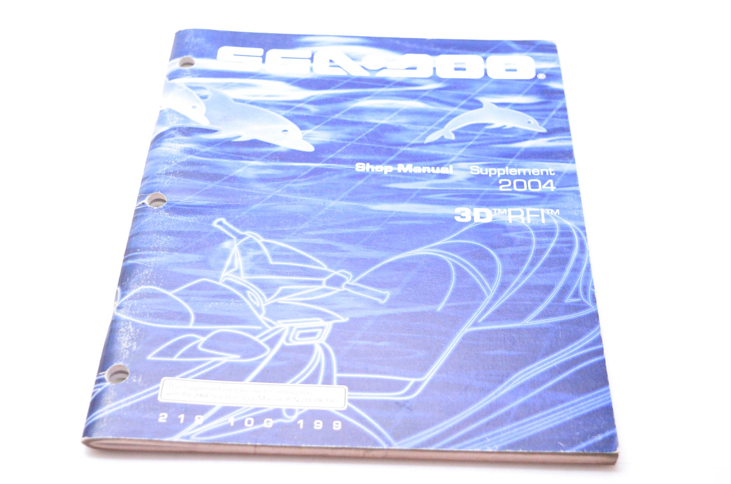Bombardier 219 100 199 Sea-Doo Shop Manual Supplement 2004