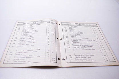 Massey Ferguson 1448 370 M1 Repair Time Schedule MF 230 & MF 235 Tractors
