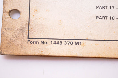 Massey Ferguson 1448 370 M1 Repair Time Schedule MF 230 & MF 235 Tractors
