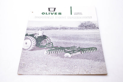 Oliver A-648B, 5M-11-61 Power Angled Double Disc Harrows Brochure