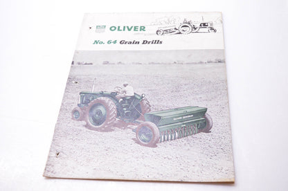 Oliver A-823A, 20M-7-56 Oliver No. 64 Grain Drills Brochure