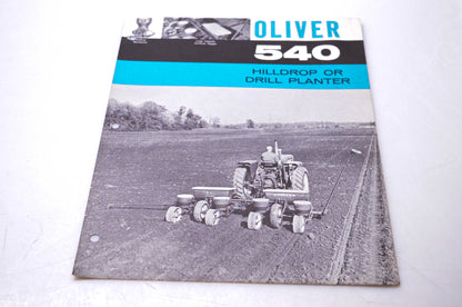 Oliver AS 2503 Oliver 540 Hilldrop or Drill Planter Brochure
