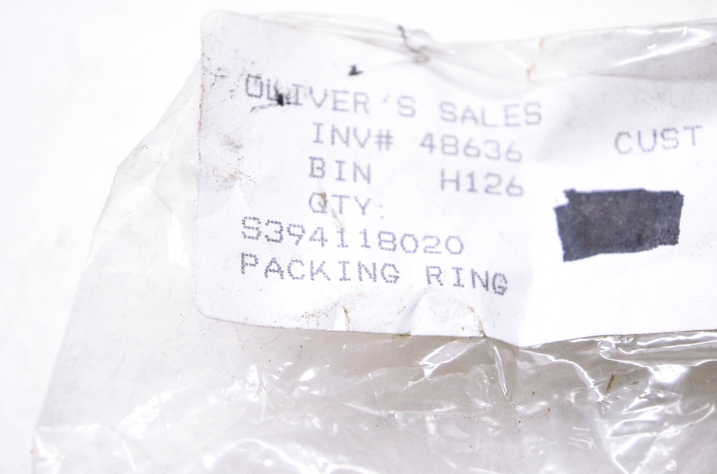Dolmar 394118020 Sealing Ring NOS