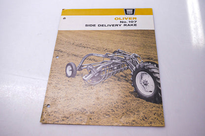 Oliver A-500, 25M-2-63 Oliver No. 107 Side Delivery Rake Brochure