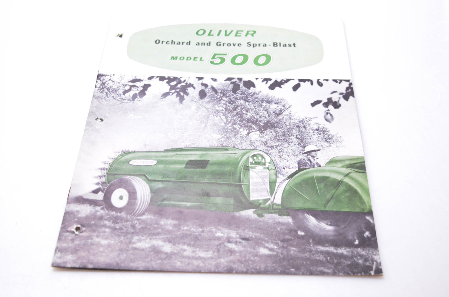 Oliver A-1818, 20M-1-58 Oliver Orchard & Grove Spra-Blast Model 500 Brochure