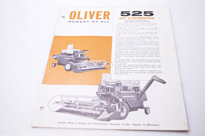 Oliver A-702, 25M-11-63 525 SP Combine Brochure
