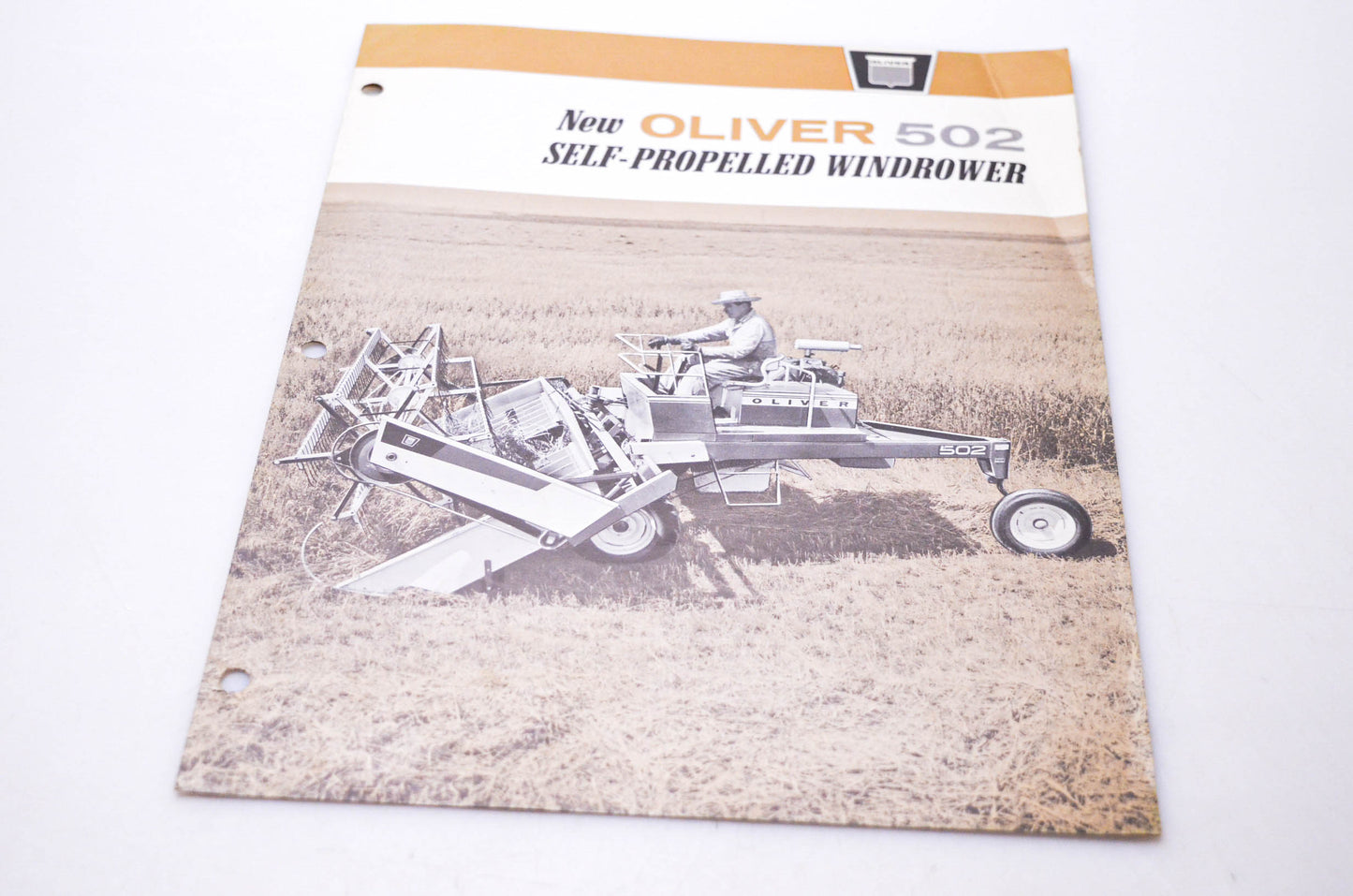 Oliver A-701 New Oliver 502 Self-Propelled Windrower Brochure