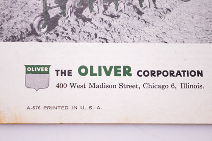 Oliver A-676, 25M-58 Oliver Number 4240 Moldboard Plow Brochure
