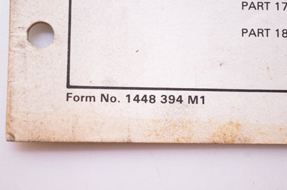 Massey Ferguson 1448 394 M1 Repair Time Schedule MF 245 Tractor