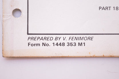 Massey Ferguson 1448 353 M1 Repair Time Schedule MF 255 MF 265 & MF 275 Tractors