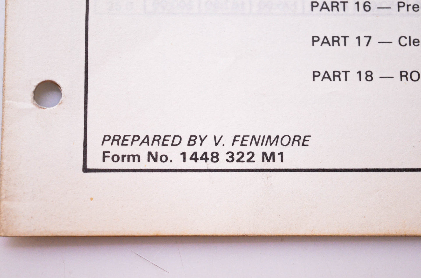 Massey Ferguson 1448 322 M1 Repair Time Schedule MF 285 Tractor