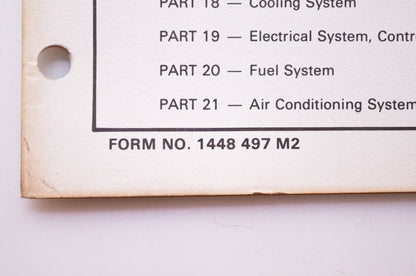 Massey Ferguson 1448 497 M2 Repair Time Schedule MF 540 Combine