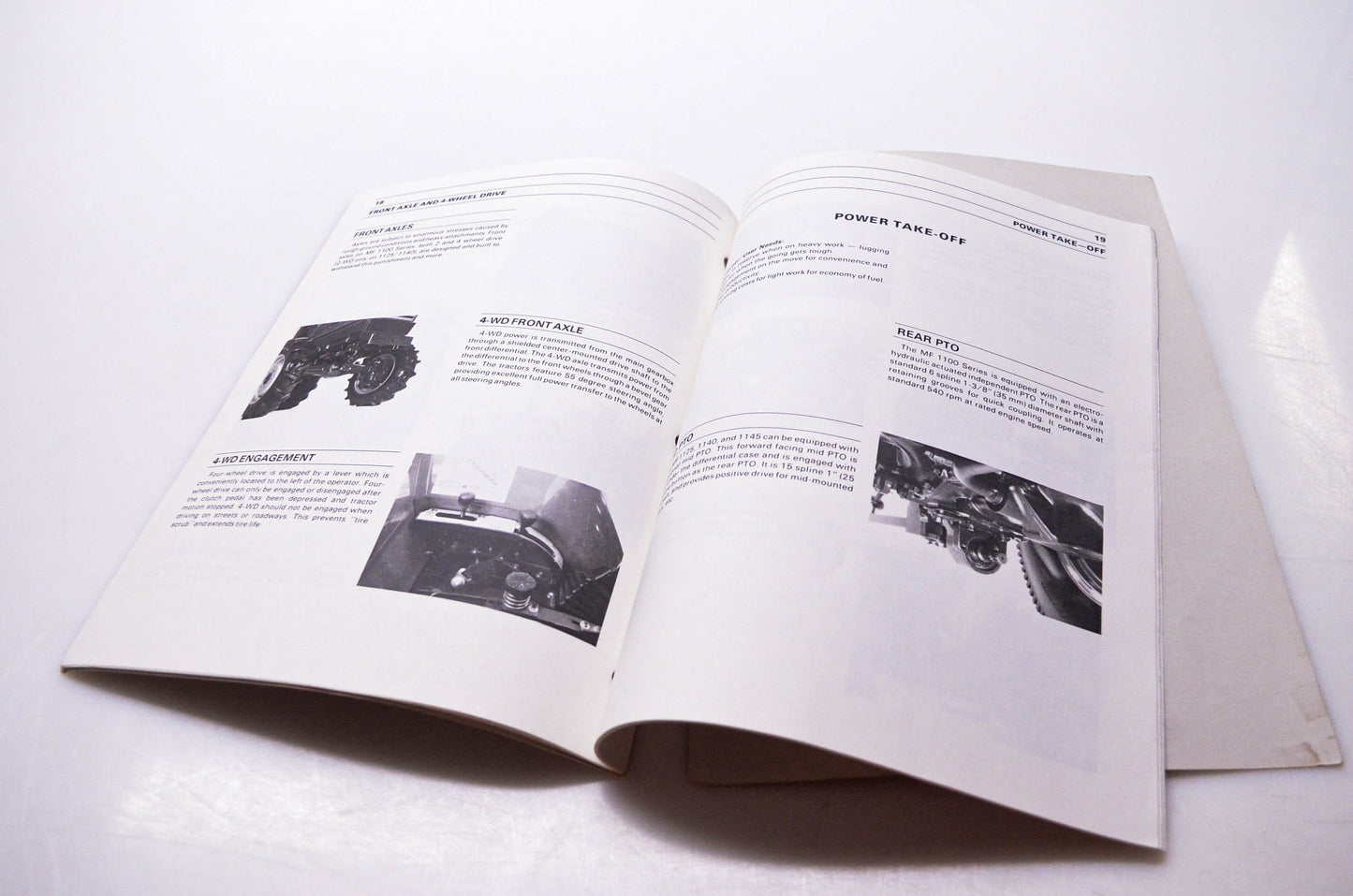 Massey Ferguson GT 9111 MF Tractors MF 1100 Series Tractors Product Information Manual