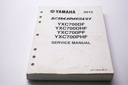 OEM Yamaha LIT-11616-28-17 2015 YXC700DF YXC700DHF YXC700PF YXC700PHF Service Manual