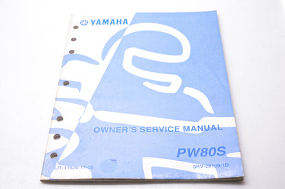 OEM Yamaha LIT-11626-17-35 Owner's Service Manual PW80S