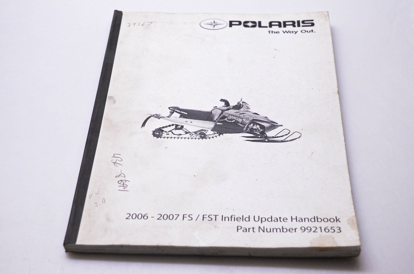 OEM Polaris 9921653 2006-2007 FS FST Infield Update Handbook